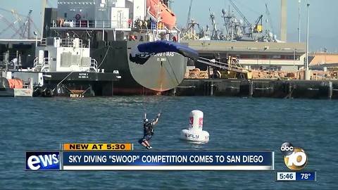 Swoop Freestyle sky diving competition comes to San Diego