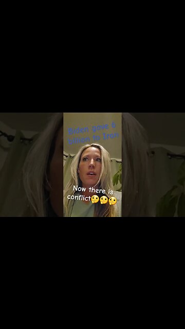 Biden gave 6 billion to Iran now conflict.#shortsvideo #socialmedia #israel @TalkwithSally