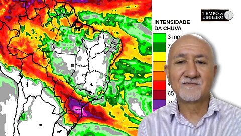 Chuvas Intensas no Paraná e em SC, Amanhã a chuva chega em São Paulo