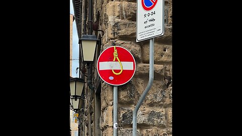 Street Signs Florence Italy