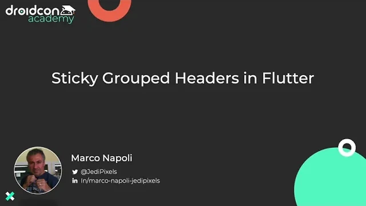 CBC Sticky Grouped Headers in Flutter Preview