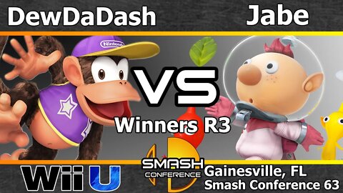 DewDaDash (Diddy) vs. Jabe (Olimar) - Winners R3 - SC63