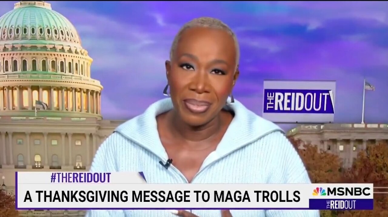 Joy Reid's Bizarre Thanksgiving Day Rant Against Republicans