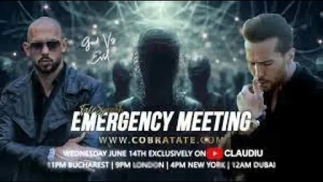 ANDREW TATE NEW OFFICIAL EMERGENCY MEETING COUNTER ATTACK rumble