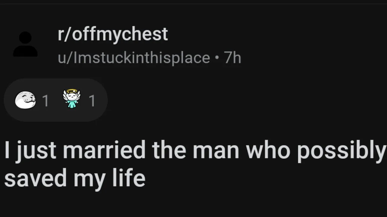 I MARRIED MY SAVIOR...