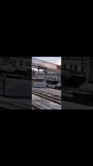 Military vehicles being move to the front lines for the RU Mobilization