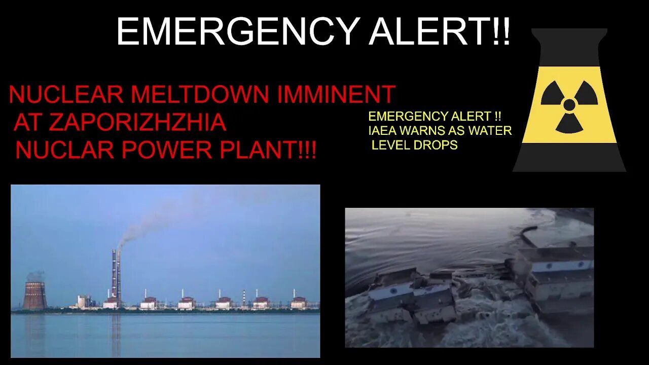 NUCLEAR MELTDOWN IMMINENT AT ZAPORIZHZHIA NUCLAR POWER PLANT!!!