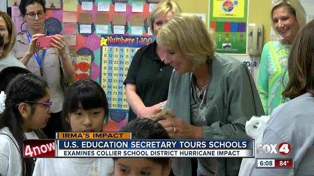 Betsy DeVos visits Collier County schools