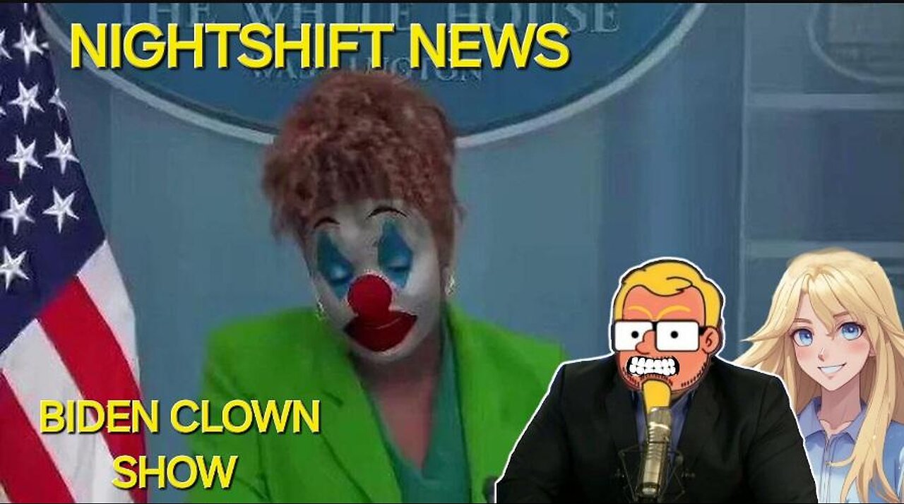NIGHTSHIFT NEWS- KJP DONS THE MAKEUP (AGAIN) BIDEN GAFFES, TRANS TIKTOKER ACCUSED OF ASSAULT, & MORE