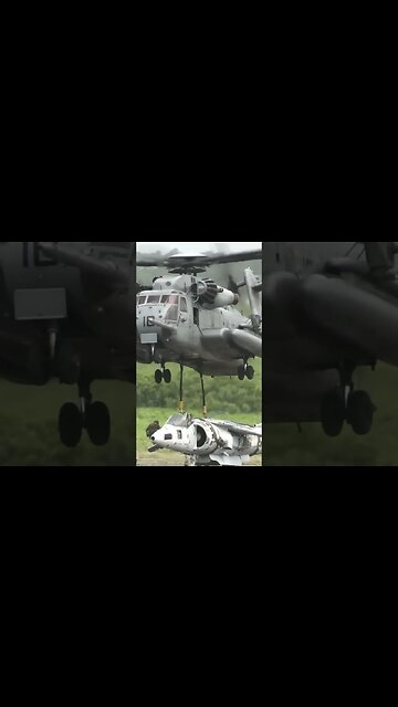 Unbelievable US Helicopter Carry UK Fighter Jet #Aviation #AeroArduino