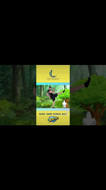 KIDS SELF DEFENC FITNESS GAMES - DINOSAUR THEME! Engaging virtual fitness program for kids FREE WEEK