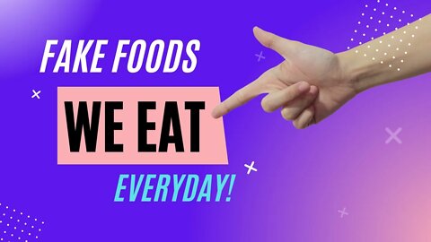 Fake food we eat and how to spot it