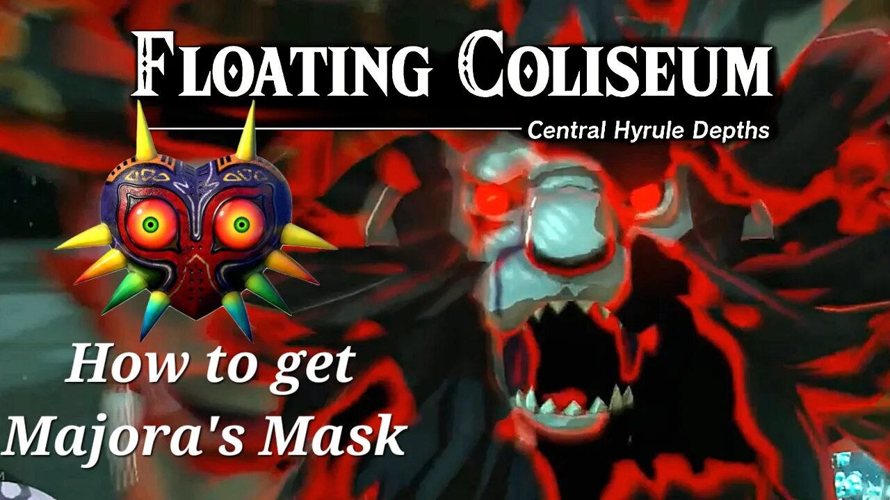 Defeating Floating Coliseum (How To Get Majora's Mask) - The Legend of Zelda: Tears of the Kingdom