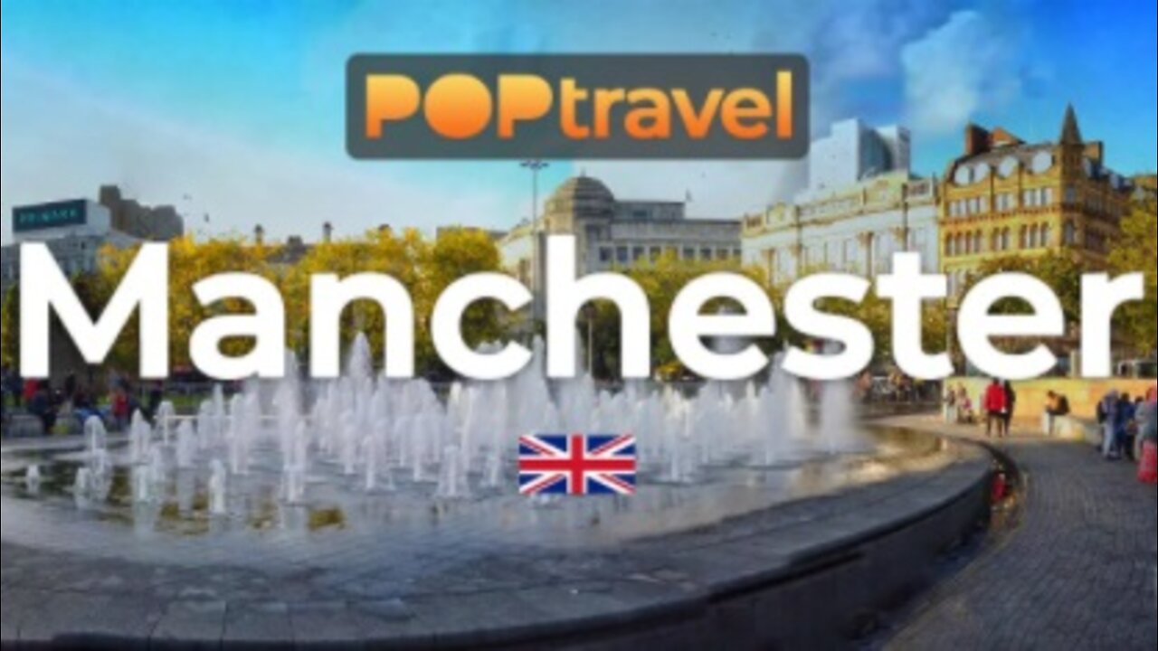 Walking in MANCHESTER / England (UK) 🇬🇧- City Tour (2019) - 4K 60fps (UHD)