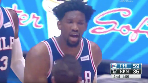 Joel Embiid Tells the Nets "They Can't F**king Guard Me!!"