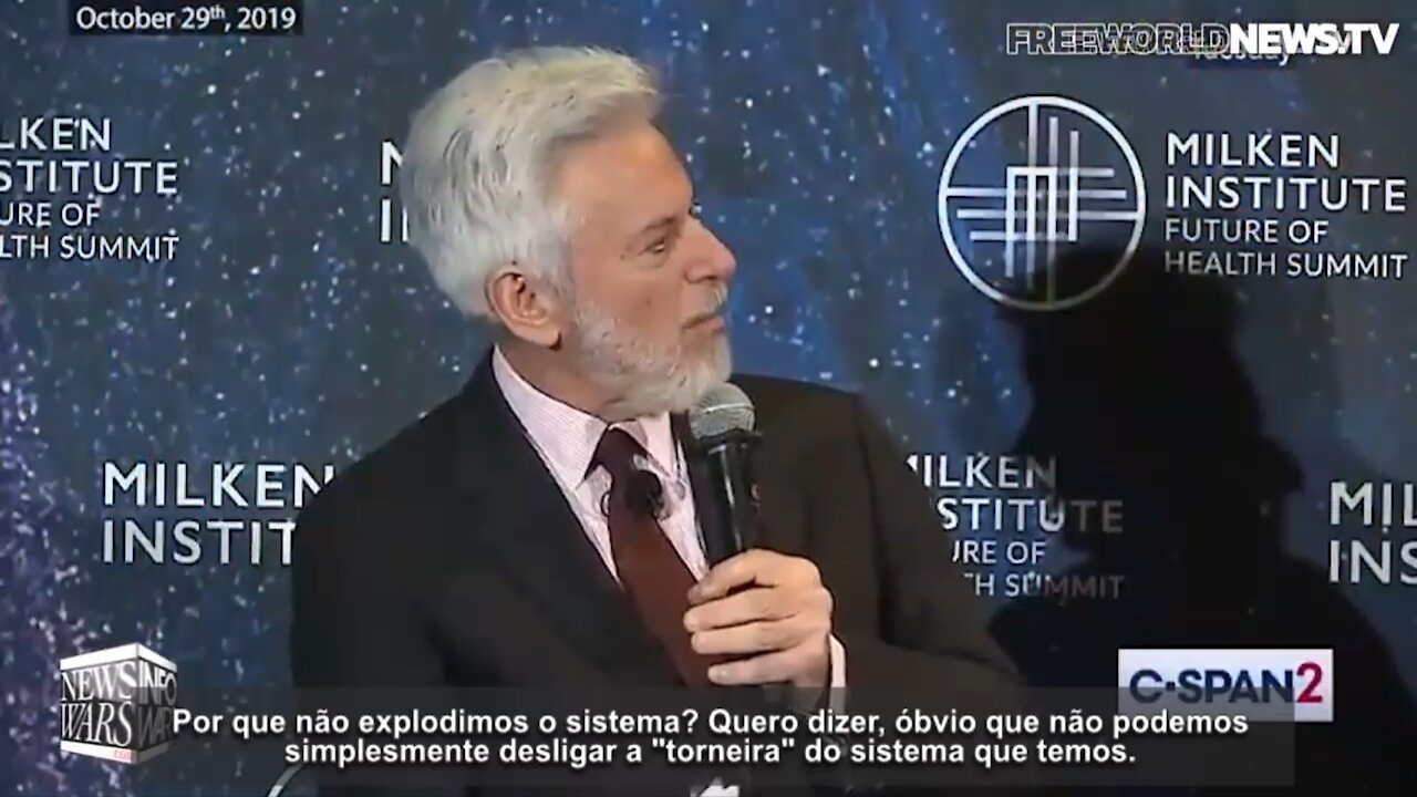 VÍDEO EMERGE COM FAUCI E DIRETOR DO DEPARTAMENTO DA SAÚDE E SERVIÇOS HUMANOS PLANEJANDO UMA "CRISE".