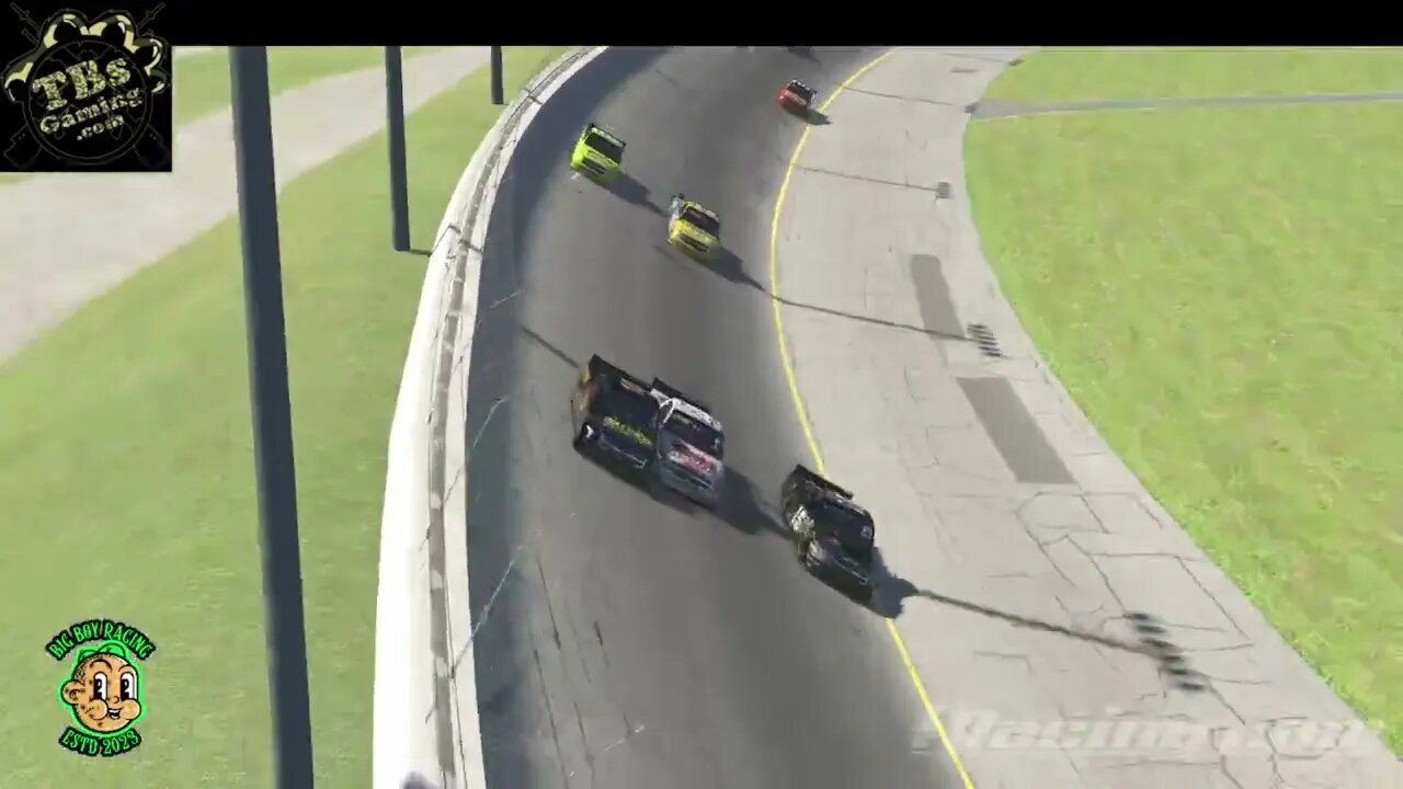 3 wide never ends good. #iracing #racing #crashes #nascar #bigboyracing #dukenukem #simracing