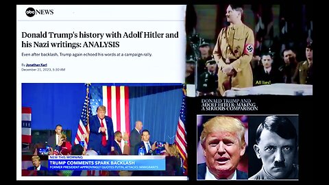 USA Echoes Dark Chapter In Human History As Fake News Media Compare Trump To Hitler And Spread Lies