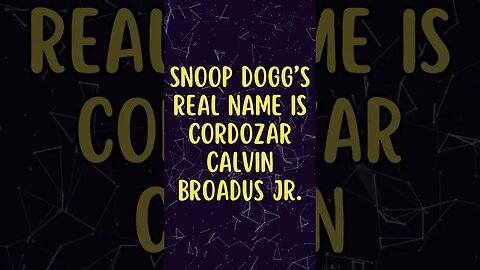 🎙️Interesting Facts! 👀 #shorts #shortsfact #facts #generalfact #interestingfacts #snoopdogg
