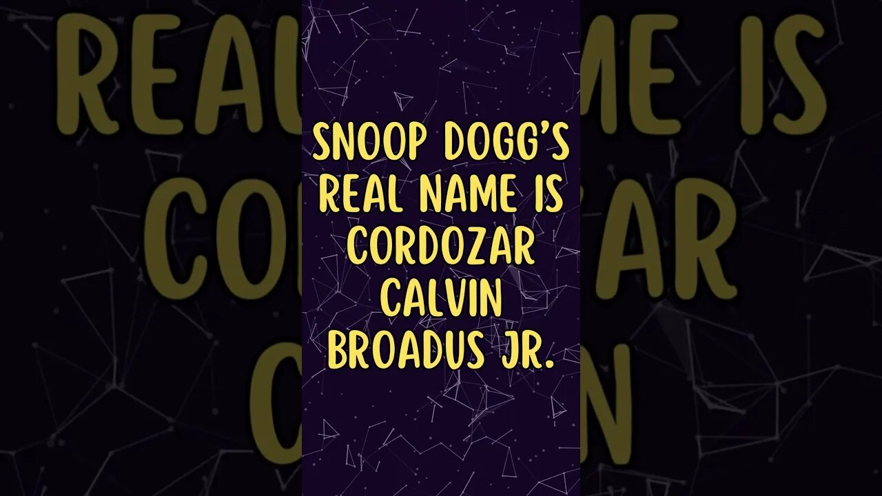 🎙️Interesting Facts! 👀 #shorts #shortsfact #facts #generalfact #interestingfacts #snoopdogg
