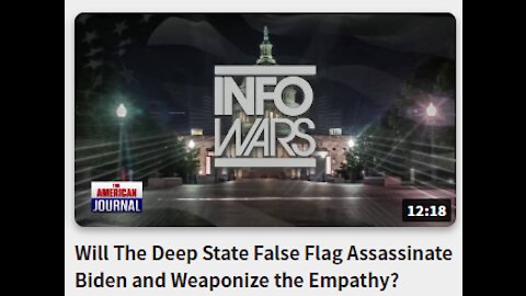 Will The Deep State False Flag Assassinate- Biden and Weaponize the Empathy?