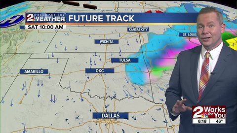 Drizzly Wednesday night forecast with Meteorologist Clint Boone