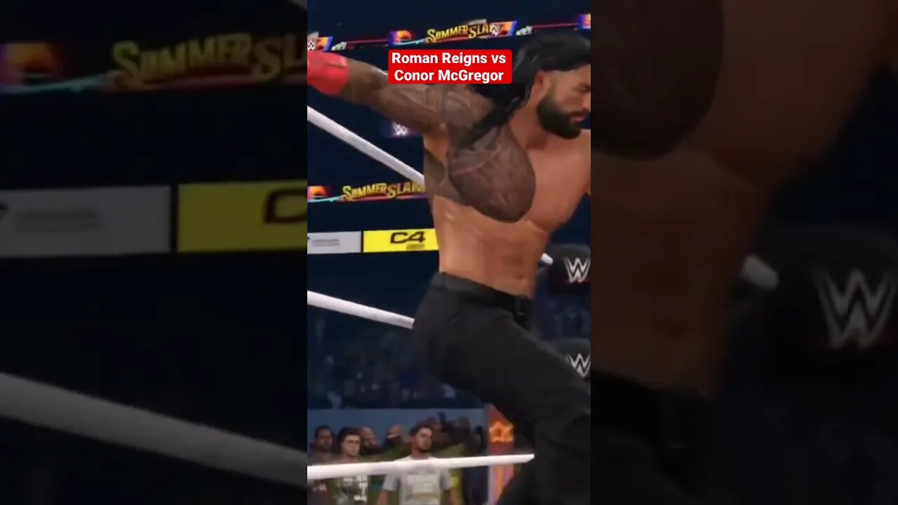 Conor McGregor Acknowledges Roman Reigns 🤯😵😤 WWE 2K23 UFC Fight of the Year