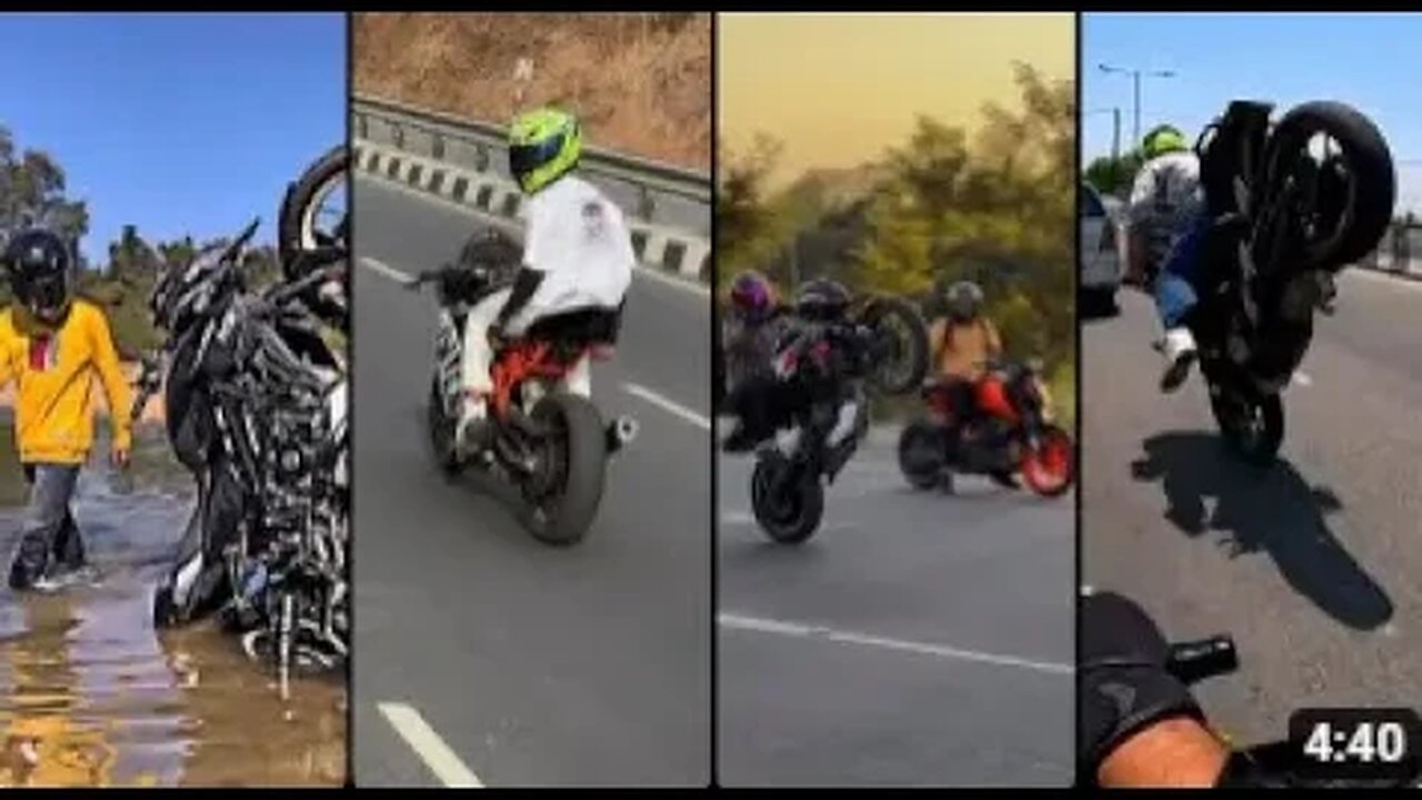 Boy's ATTITUDE RIDER's 😎 PRO RIDEr'S ❌ HEAVY STUNTs⭕ STUNTS RIDERS🖤KTM🧡R15💜NS200❤️DUKE