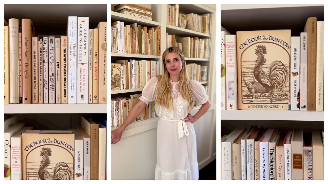 Inside Emma Roberts' Dreamy Bedroom Library Makeover | Exclusive Tour & Book Recommendations!