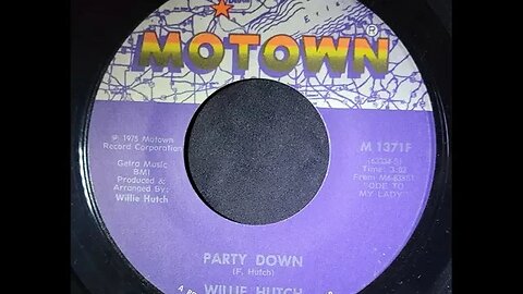 Willie Hutch – Party Down