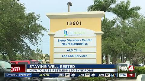 Losing sleep over restless leg syndrome