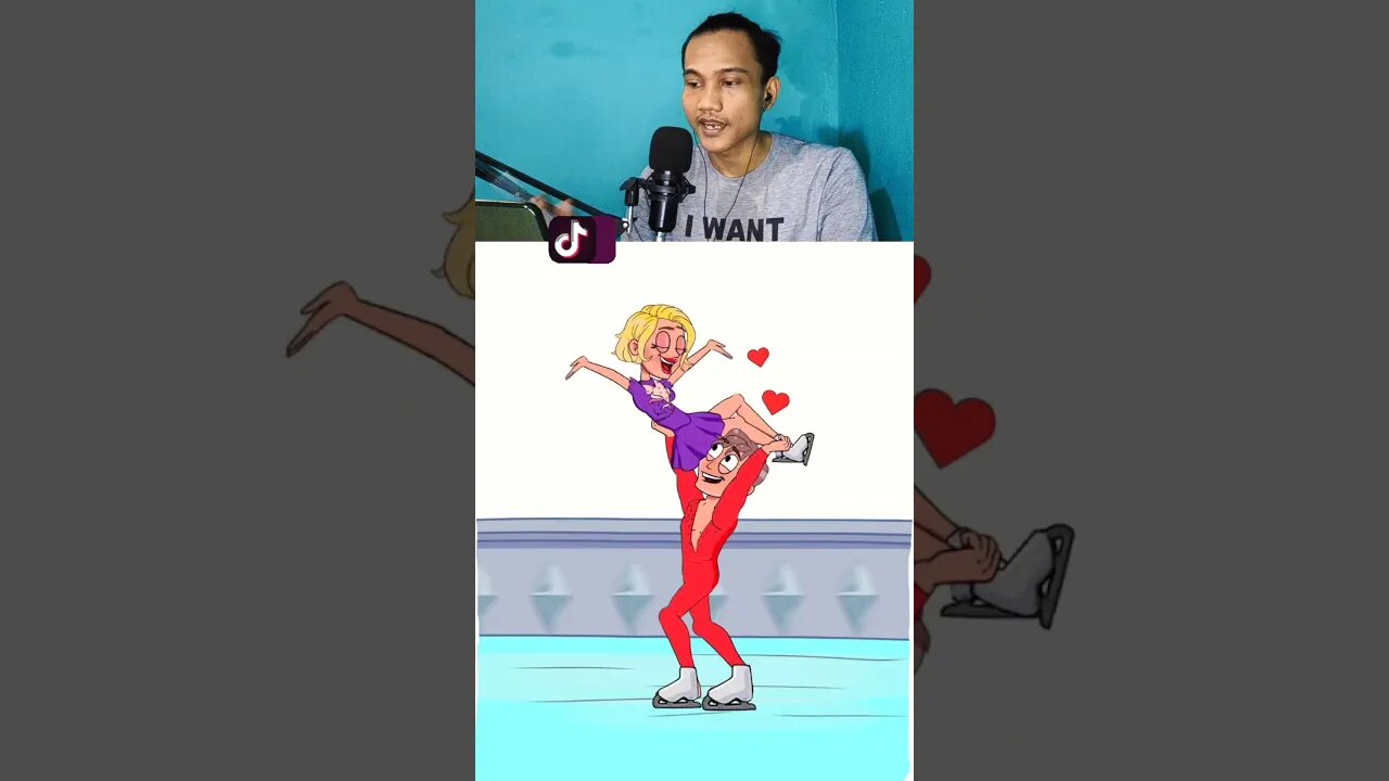 Pasangan ice skating | impossible date level 223 #saidnesia #impossibledate #shorts #game