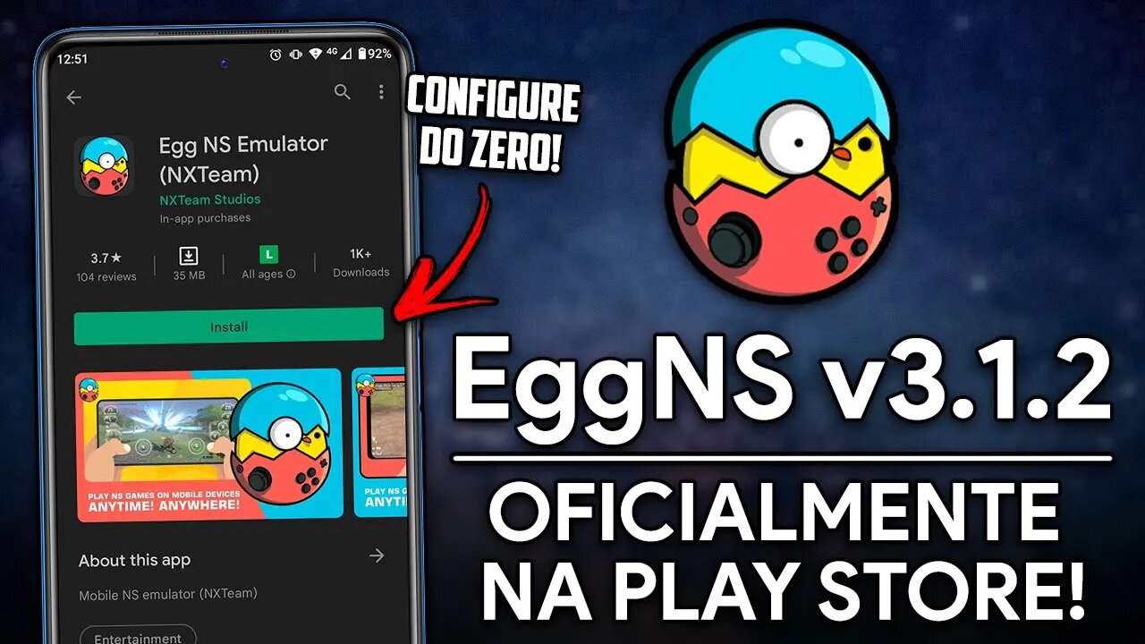 EggNS v3.1.2 CHEGOU OFICIAL NA PLAY STORE! | Como Configurar o EggNS em VÁRIOS CELULARES!
