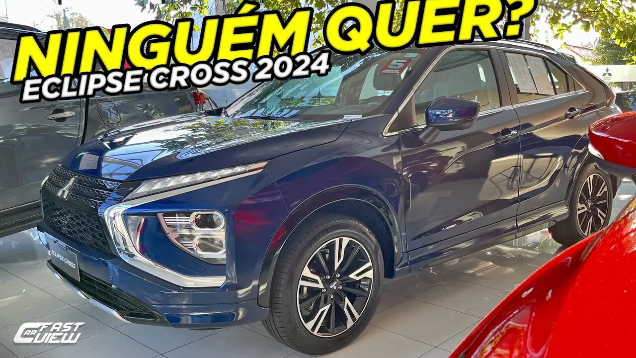 NOVO MITSUBISHI ECLIPSE CROSS HPE S 2024 VENDE MENOS QUE EQUINOX, TAOS E DUSTER MESMO SENDO BOM SUV!