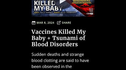 Good Morning CHD Interview- Vaccines Killed My Baby