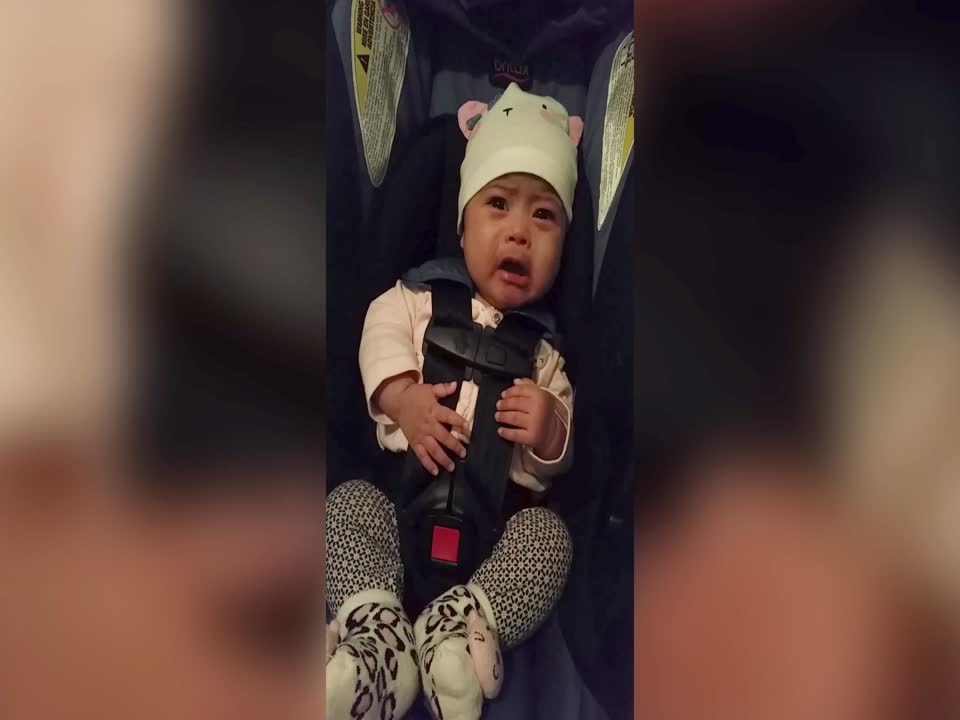 Baby gets Expressive when she hears the National Anthem
