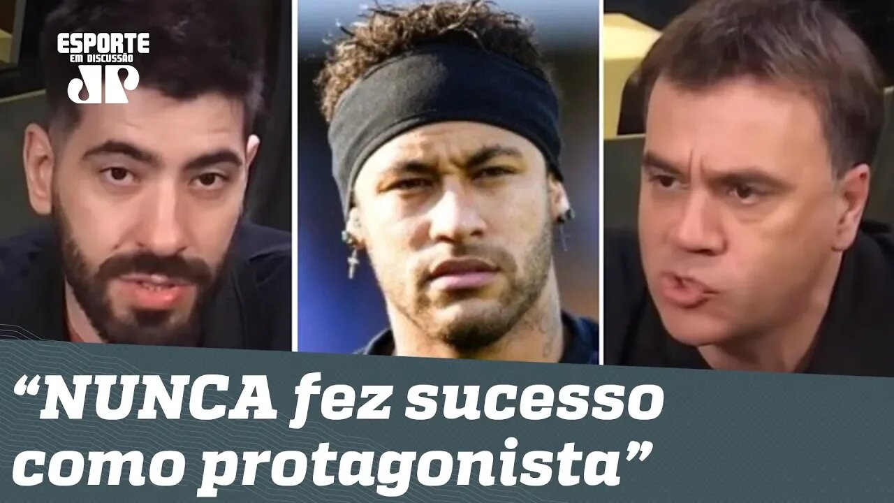 "Neymar NUNCA fez sucesso como protagonista!" Debate PEGA FOGO!