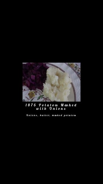 1876 Thanksgiving Dinner: Mustard Turkey, Onion Mashed Potatoes, Strawberry Cake