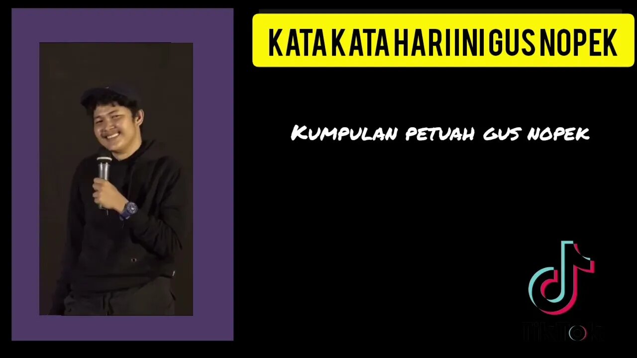kata kata hari ini dari gus nopek viral tiktok