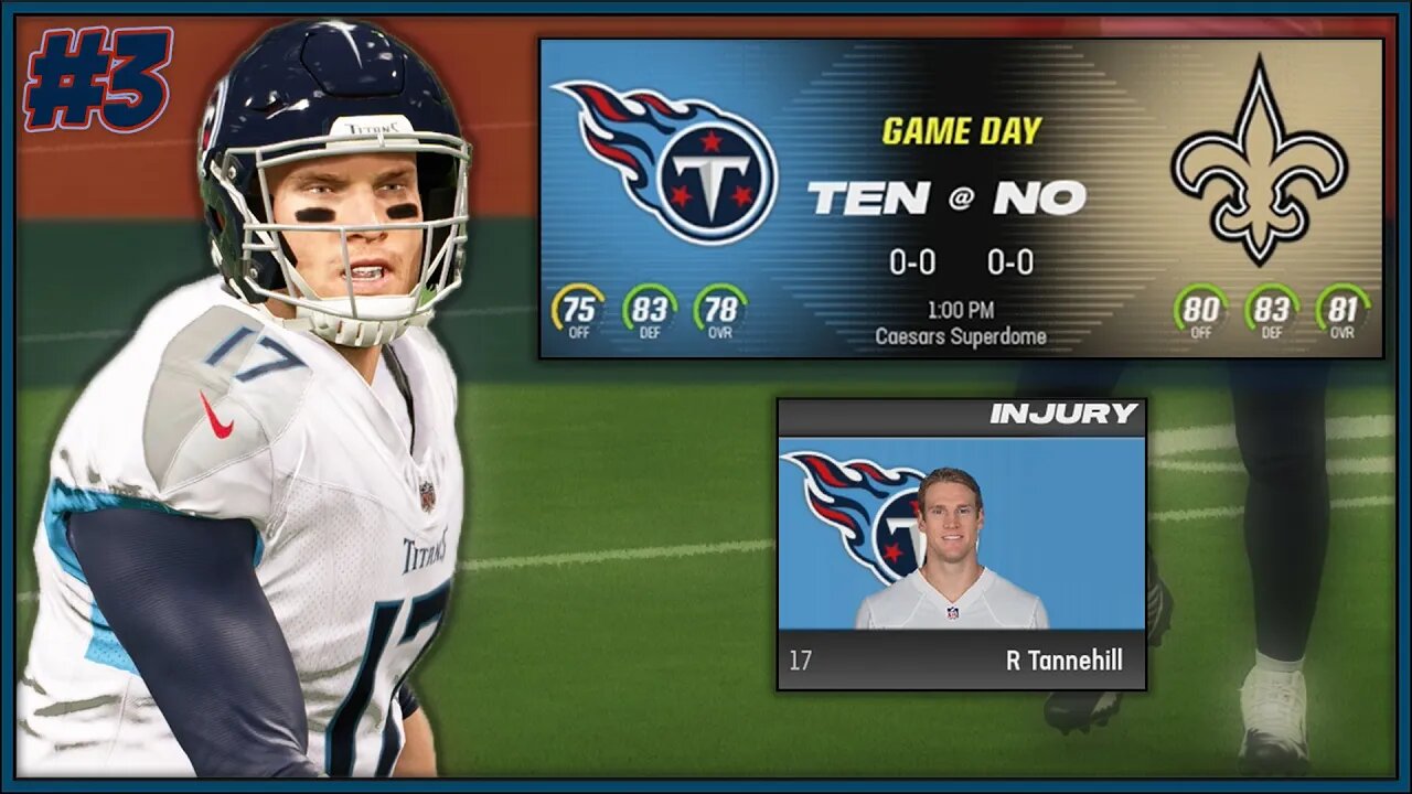 Major Injury In The Season Opener? | Madden 24 Titans Franchise Ep. 3