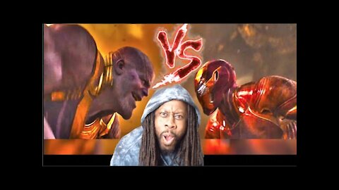 Iron Man Vs Thanos Fight scenes (CRAZY FIGHT🔥❗️🔥)
