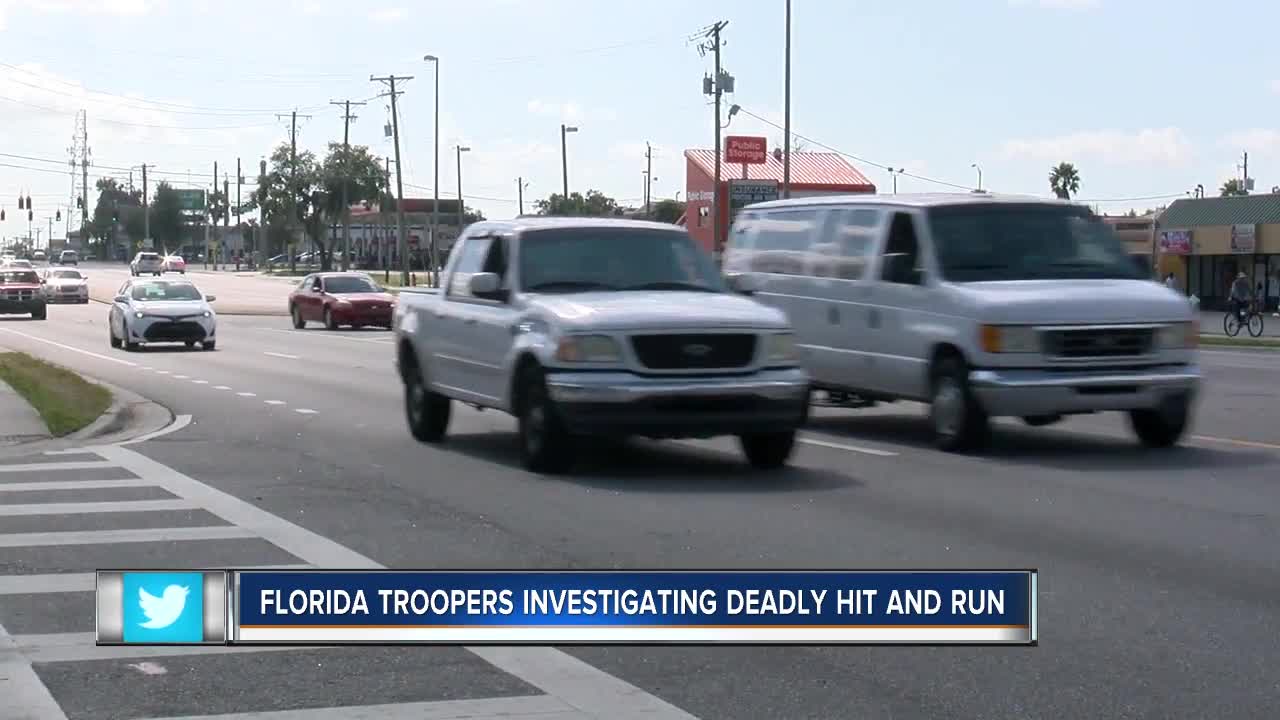 Pedestrian killed in hit-and-run in Hillsborough County; FHP search for suspect vehicle