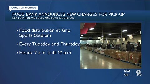 Food bank announces new hours, changes for food pick-up