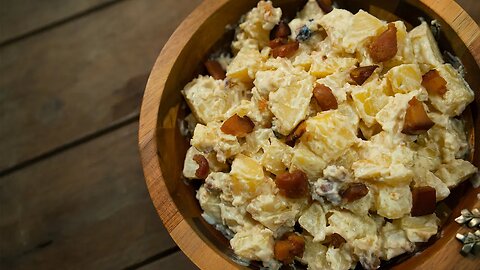 MAIONESE DE BATATA COM BACON | CULINÁRIA DESCOMPLICADA