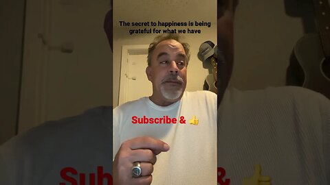 The secret to happiness is being grateful for what we have, and helping others #Recovery #Sobriety