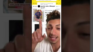 Quanto vale a figurinha rara do Mbappe