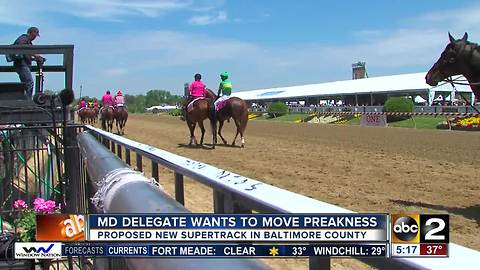 Maryland Delegate Pat McDonough wants to bring Preakness to Baltimore County