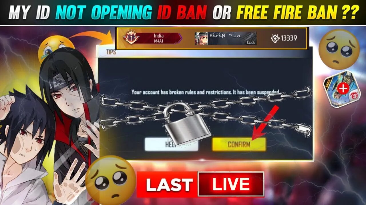 FREE FIRE I'D BAND cs rank game ..... #bapan99live #indiatop1
