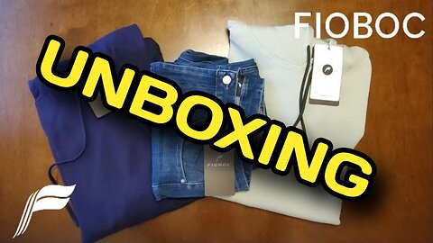 Unboxing of FIOBOC Fall and Winter Mens Wear Lineup