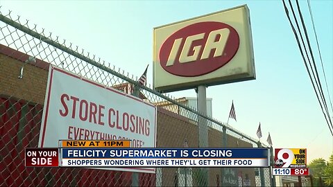 Felicity supermarket is closing